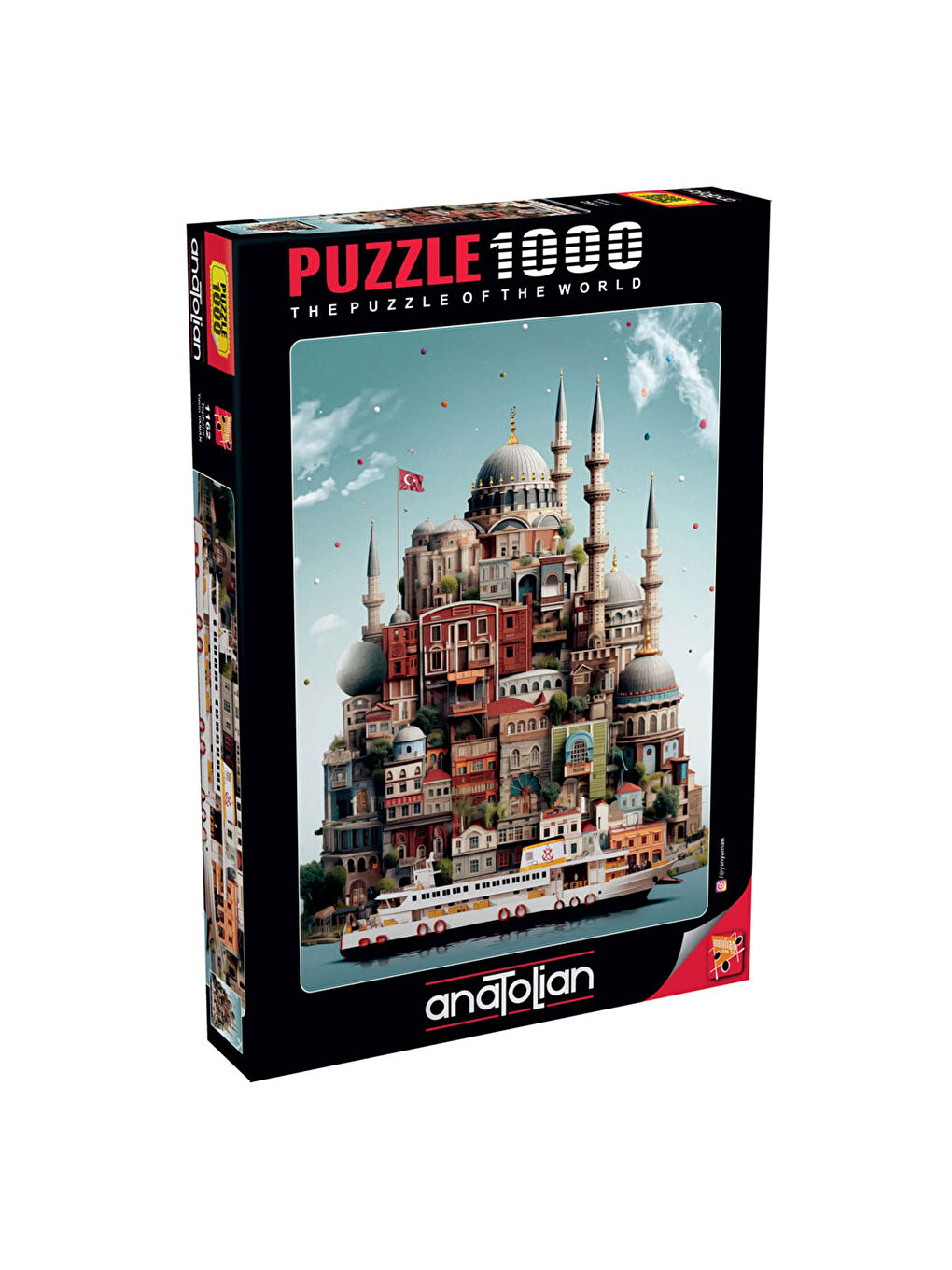 Anatolian Renksiz Puzzle 1000 Parça Tophane 1162