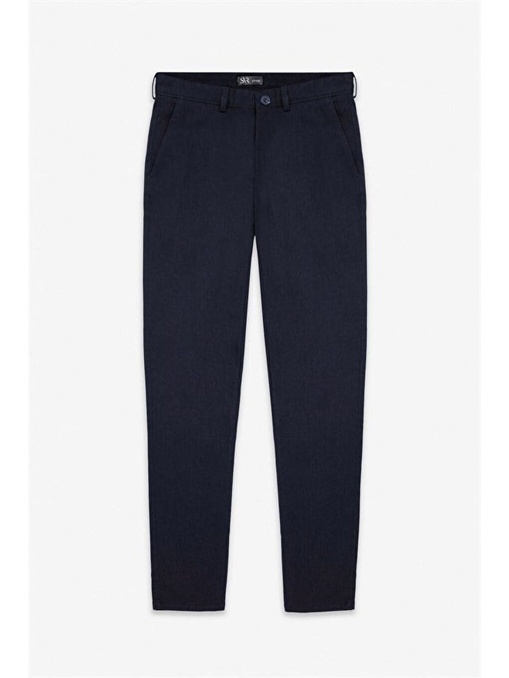 Lacivert Slim Casual Pantolon-4