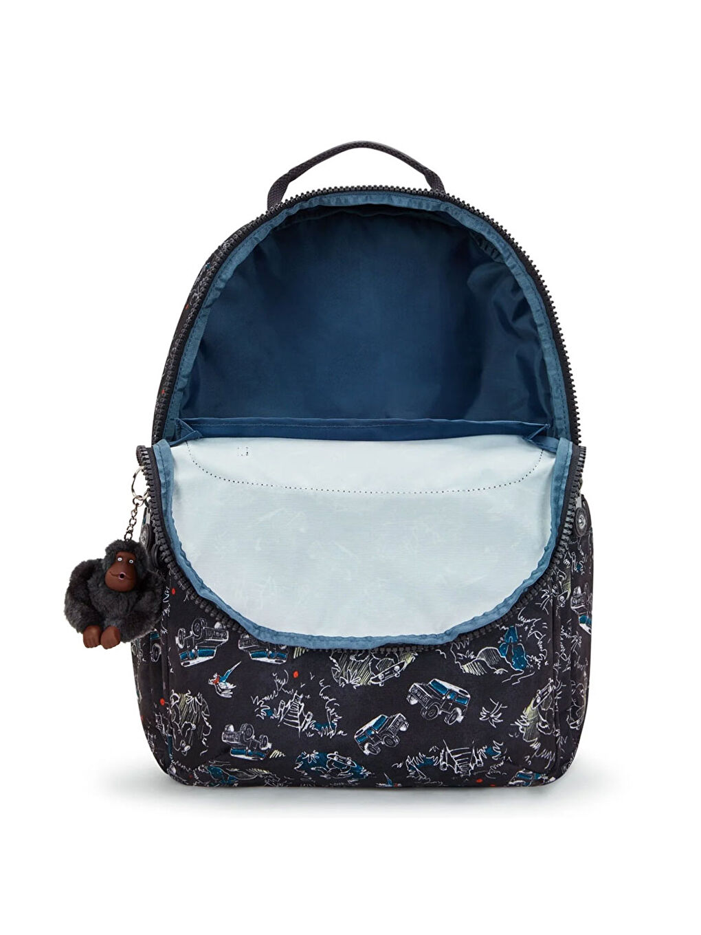 Lacivert Seoul Lap Okul Çantası Jungle Fun Race KI5816TJ3-2