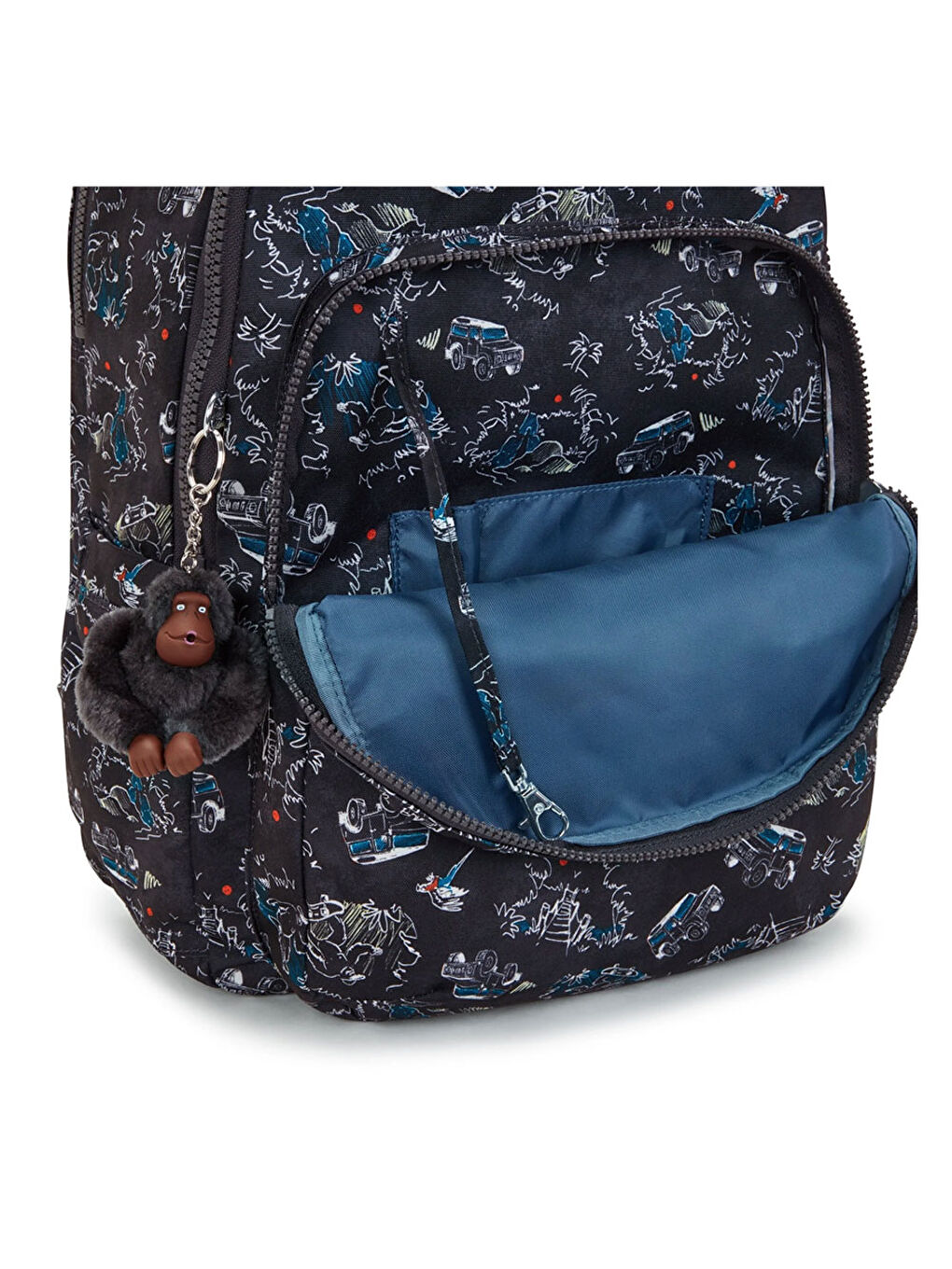 Lacivert Seoul Lap Okul Çantası Jungle Fun Race KI5816TJ3-3