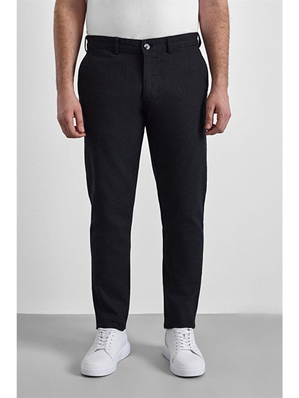 Siyah Slim Casual Pantolon