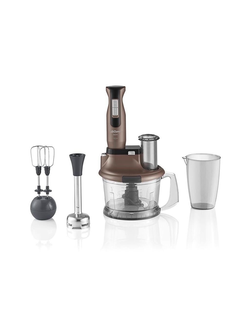 ARZUM Renksiz AR1126 Hestia Multi Toprak 1500 W Blender Seti