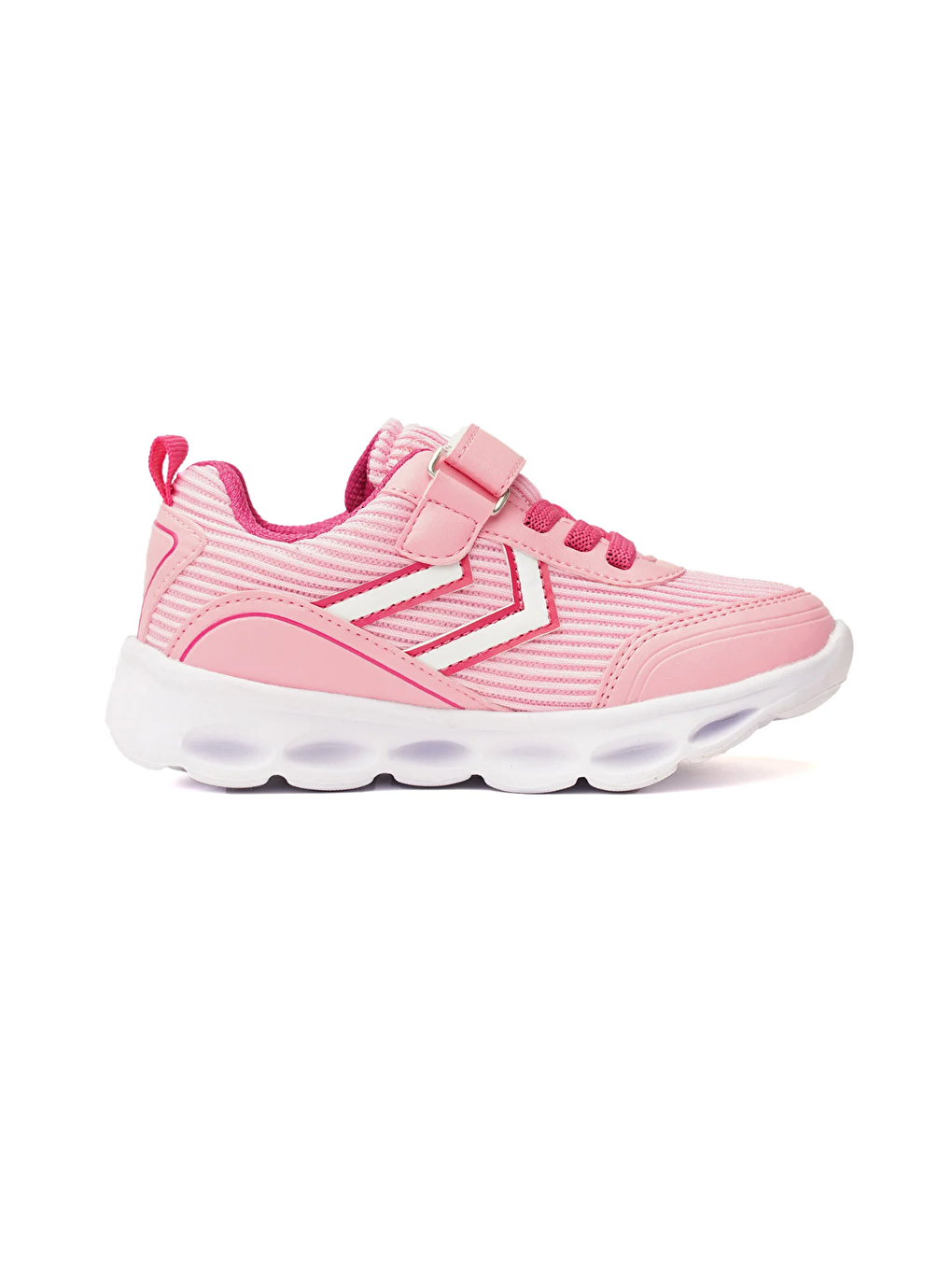 Hummel Pembe Stripe Çocuk Spor Ayakkabı - 1