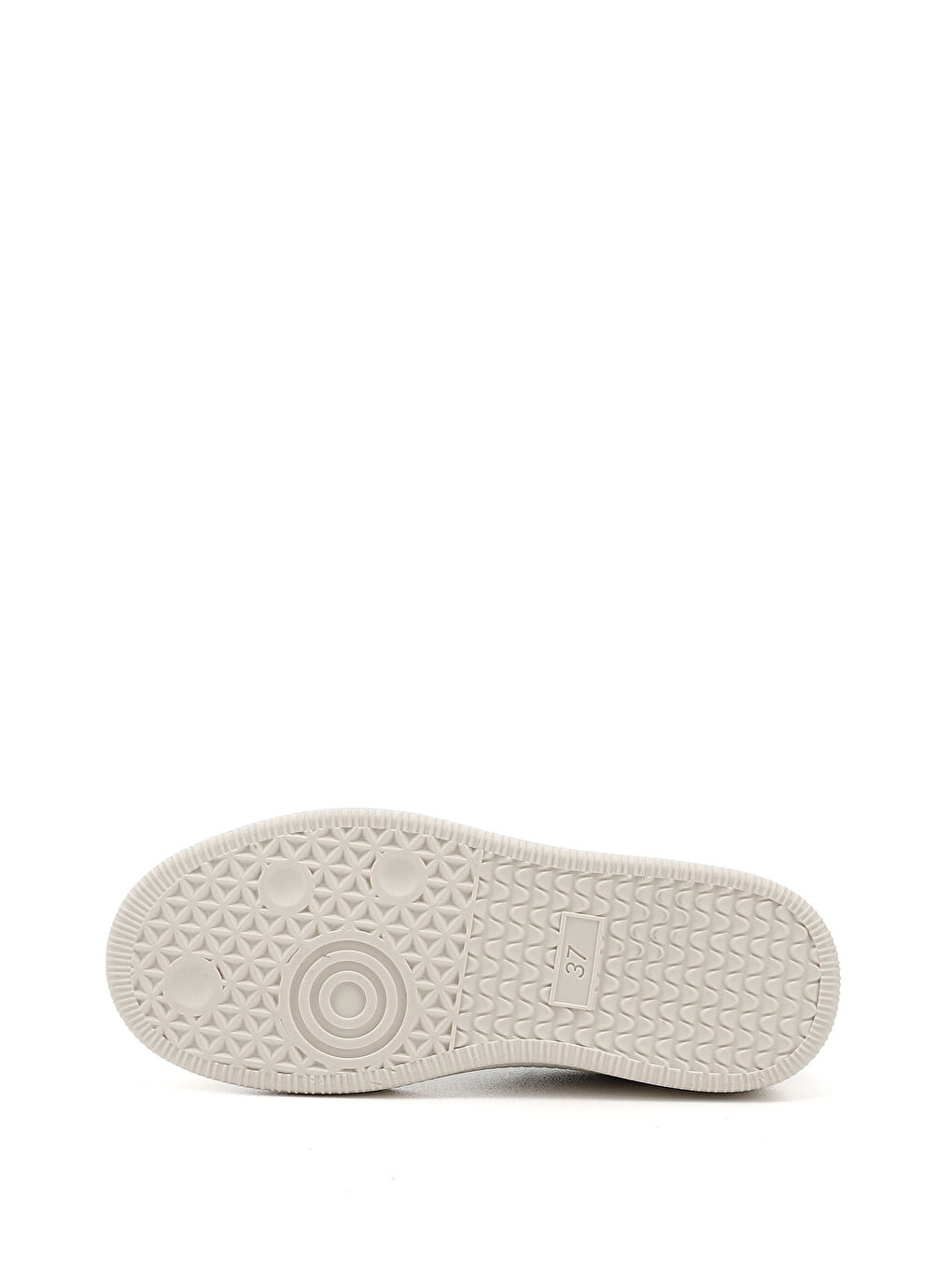 Bej Kadın BEJ-VİZON Lastik Bağcıklı Hakiki Deri Sneaker-3