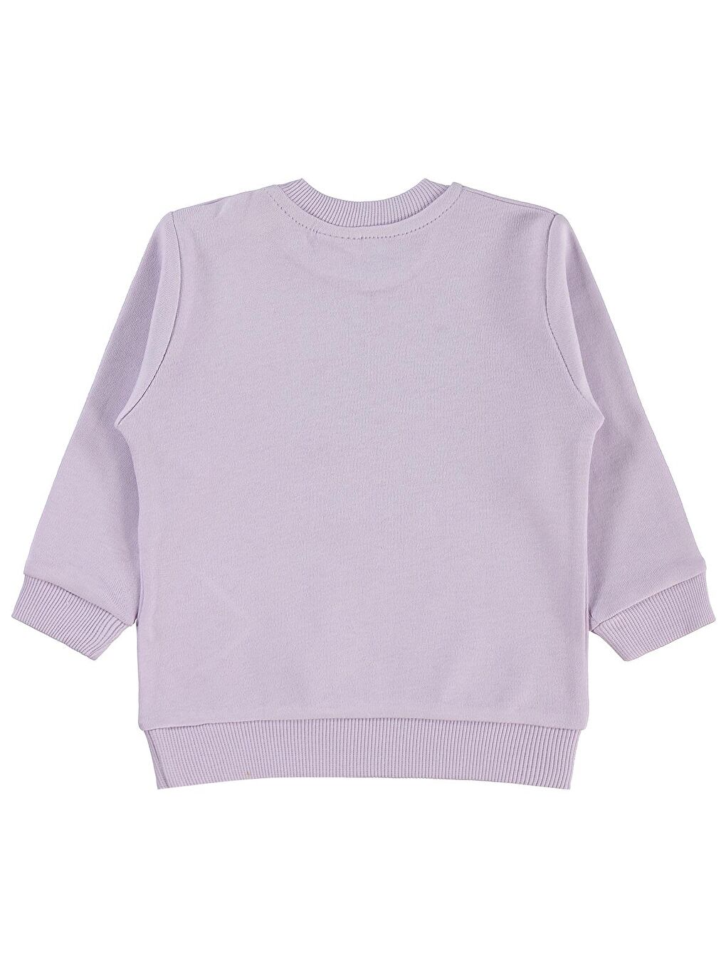 Baby Little Bunny Baskılı 6-18 Ay Sweatshirt - Lila 9-12 Ay-1