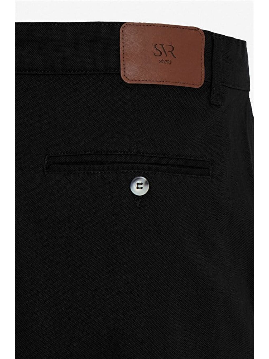 Siyah Regular Casual Pantolon-2