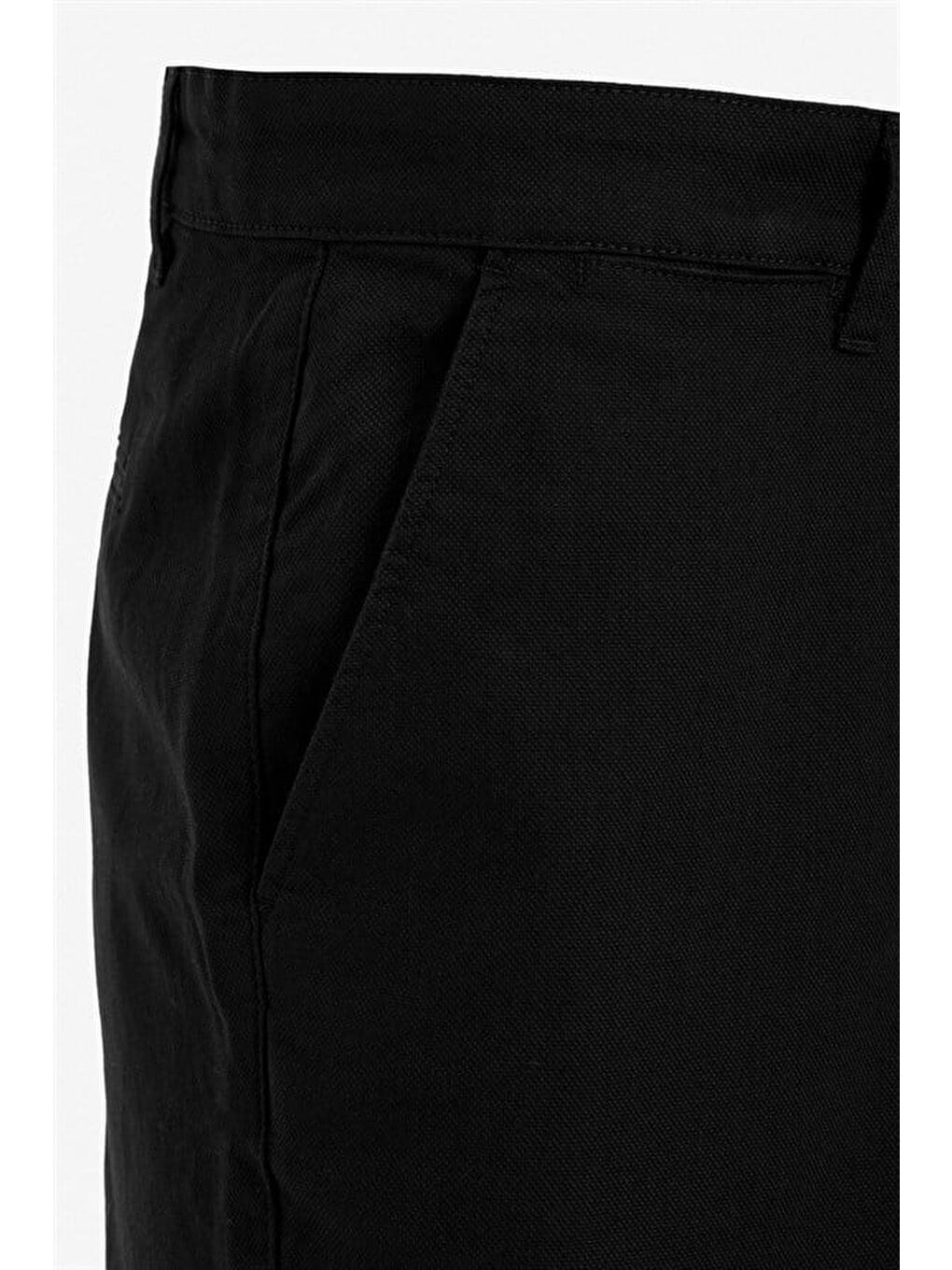 Siyah Regular Casual Pantolon-3