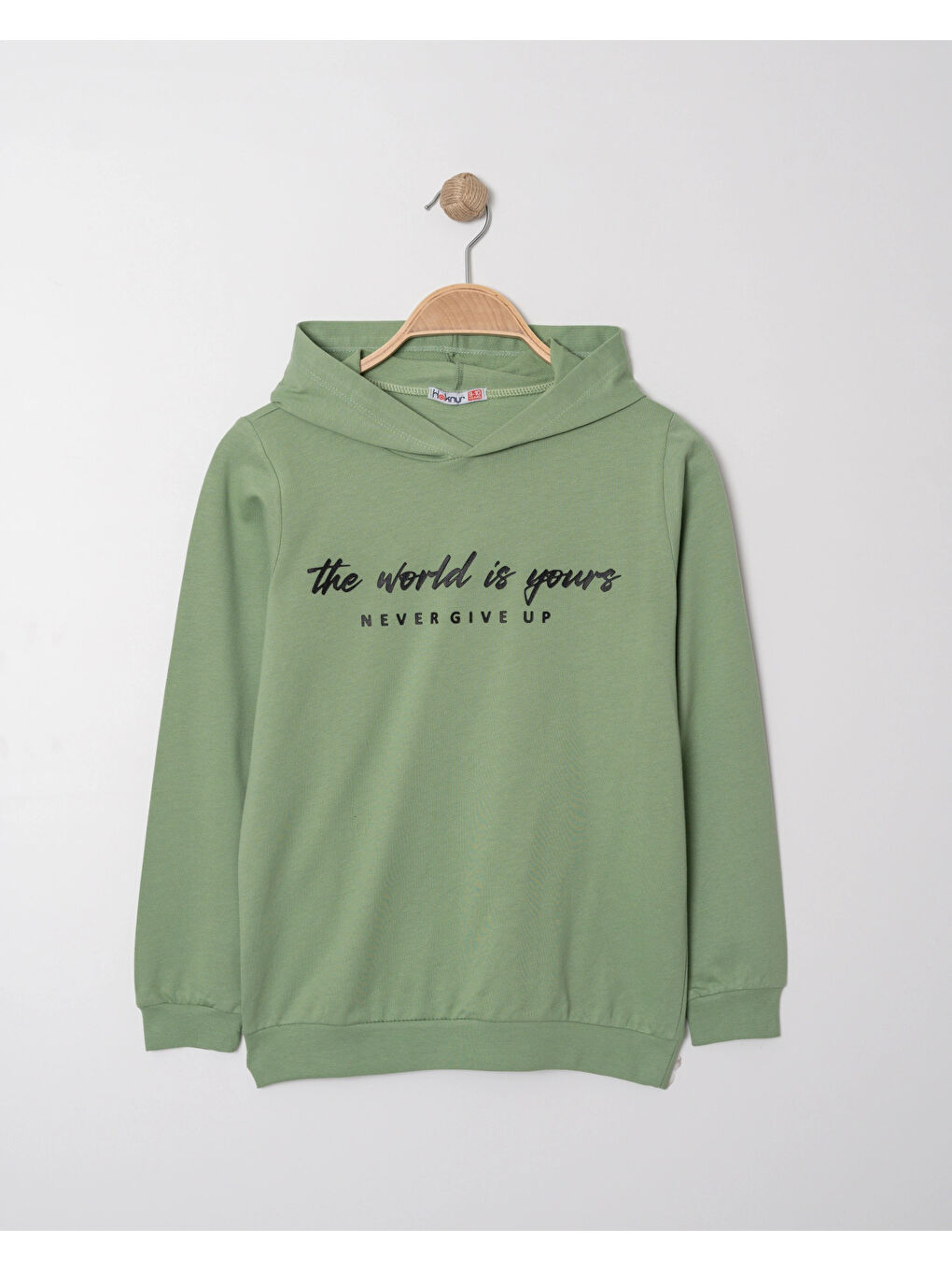 Myhanne Yeşil The World Is Yours Baskılı Sweat 11908