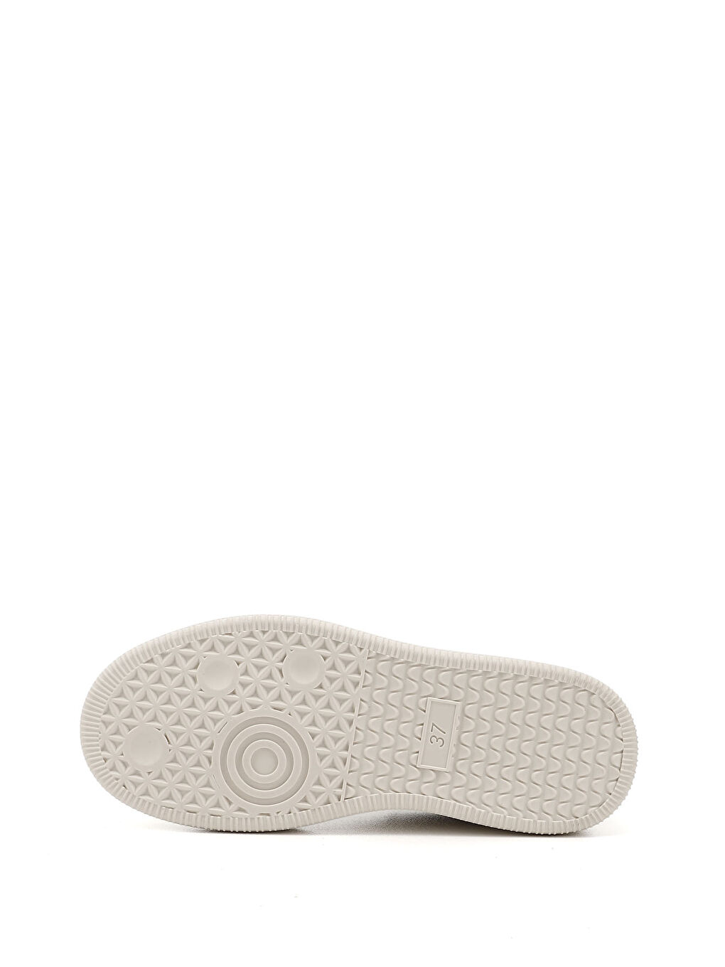 Bej Kadın BEJ-CAMEL Lastik Bağcıklı Hakiki Deri Sneaker-3