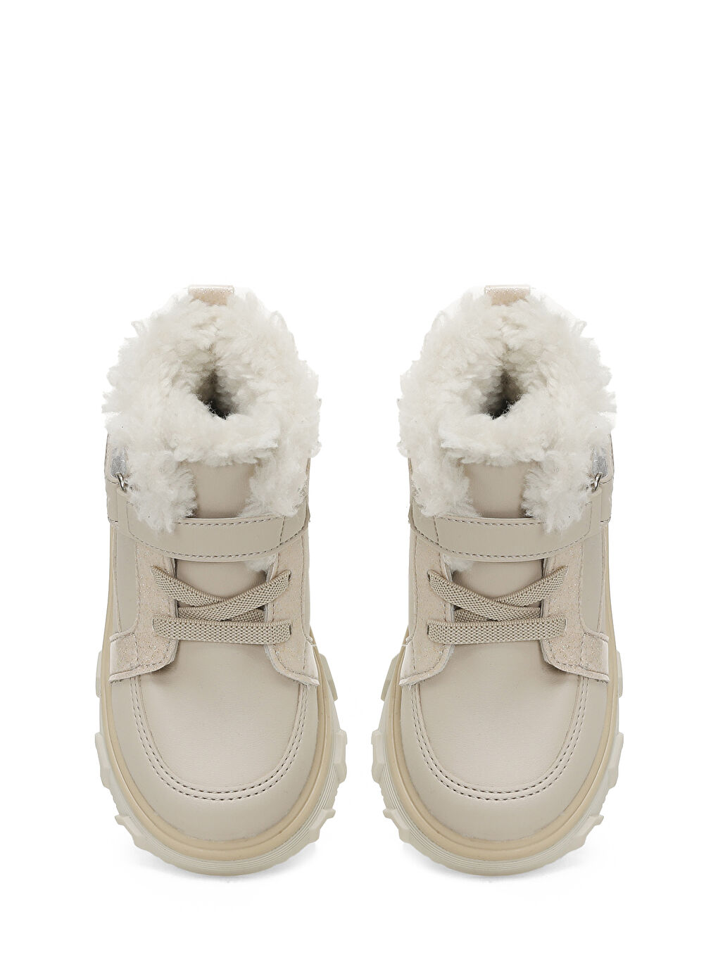 LEYSA 4PR Bej Kız Çocuk Worker Bot-3