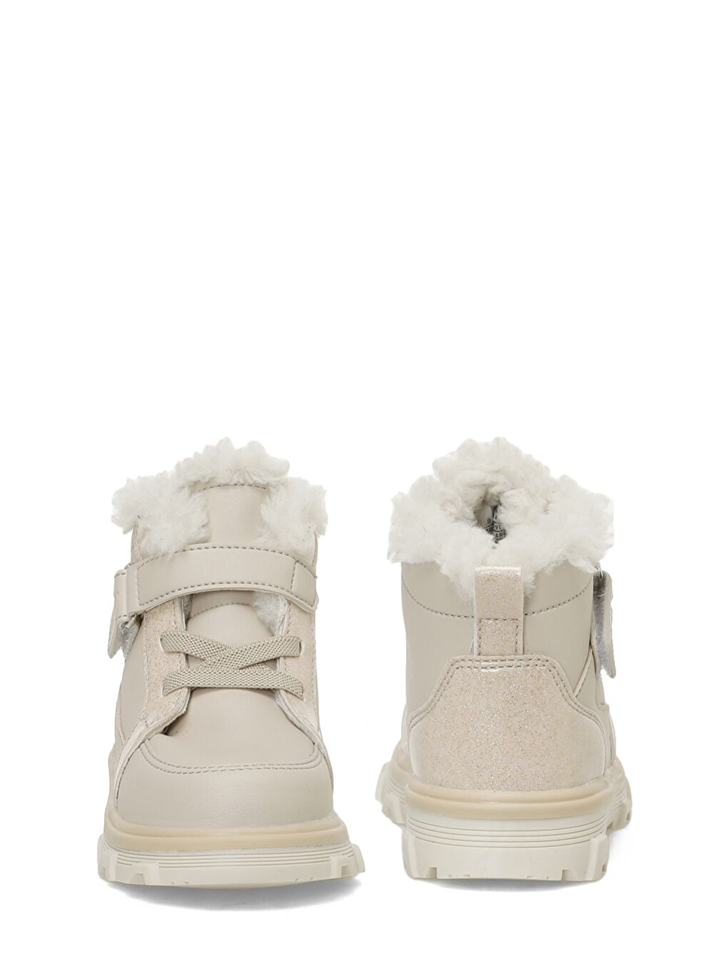 LEYSA 4PR Bej Kız Çocuk Worker Bot-4