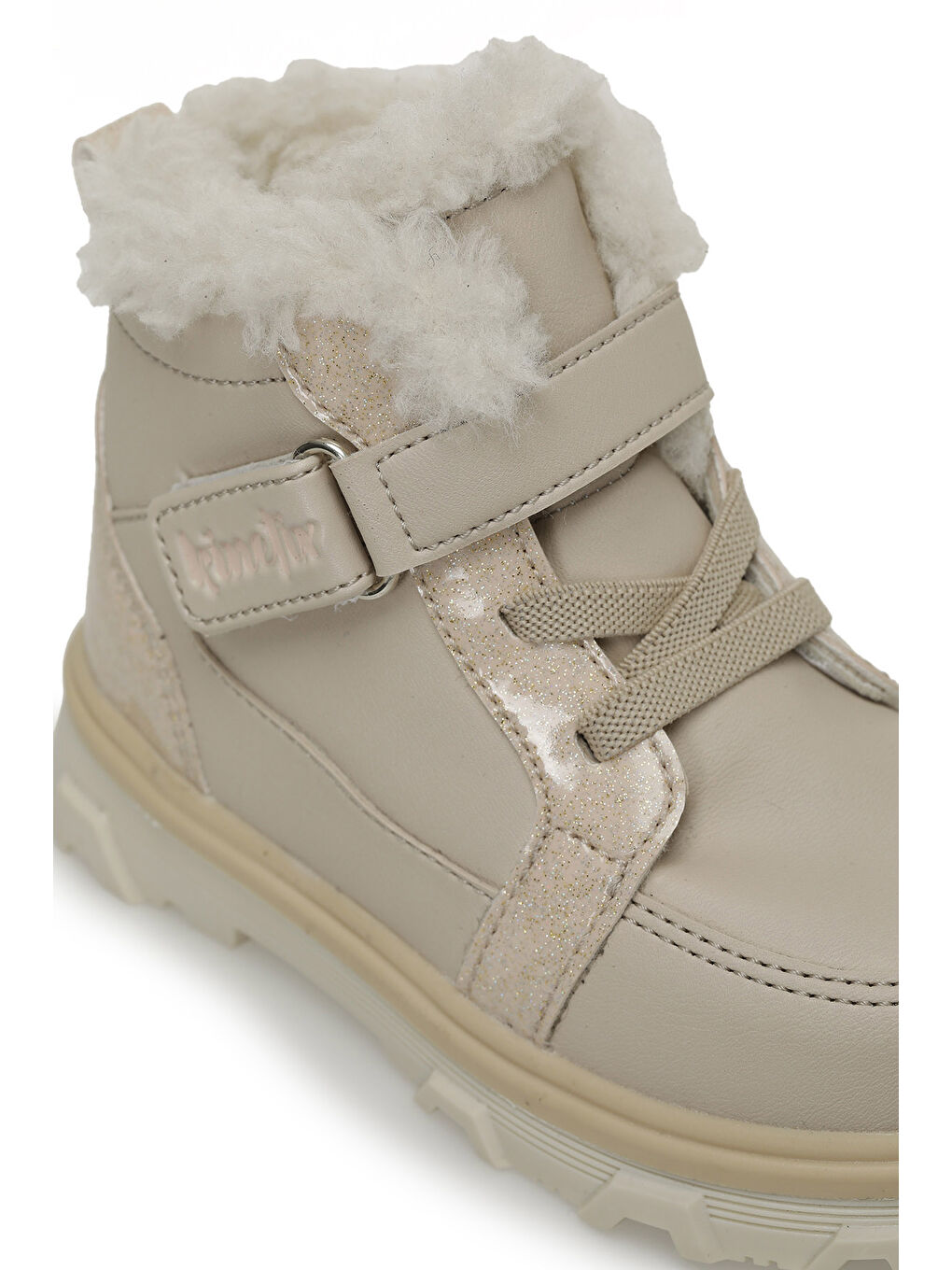 LEYSA 4PR Bej Kız Çocuk Worker Bot-6