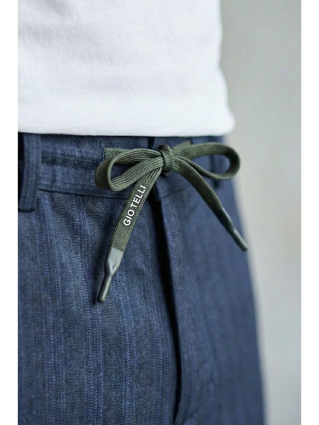 Giotelli Erkek Viskon Karışımlı Klasik Haki Pantolon-2