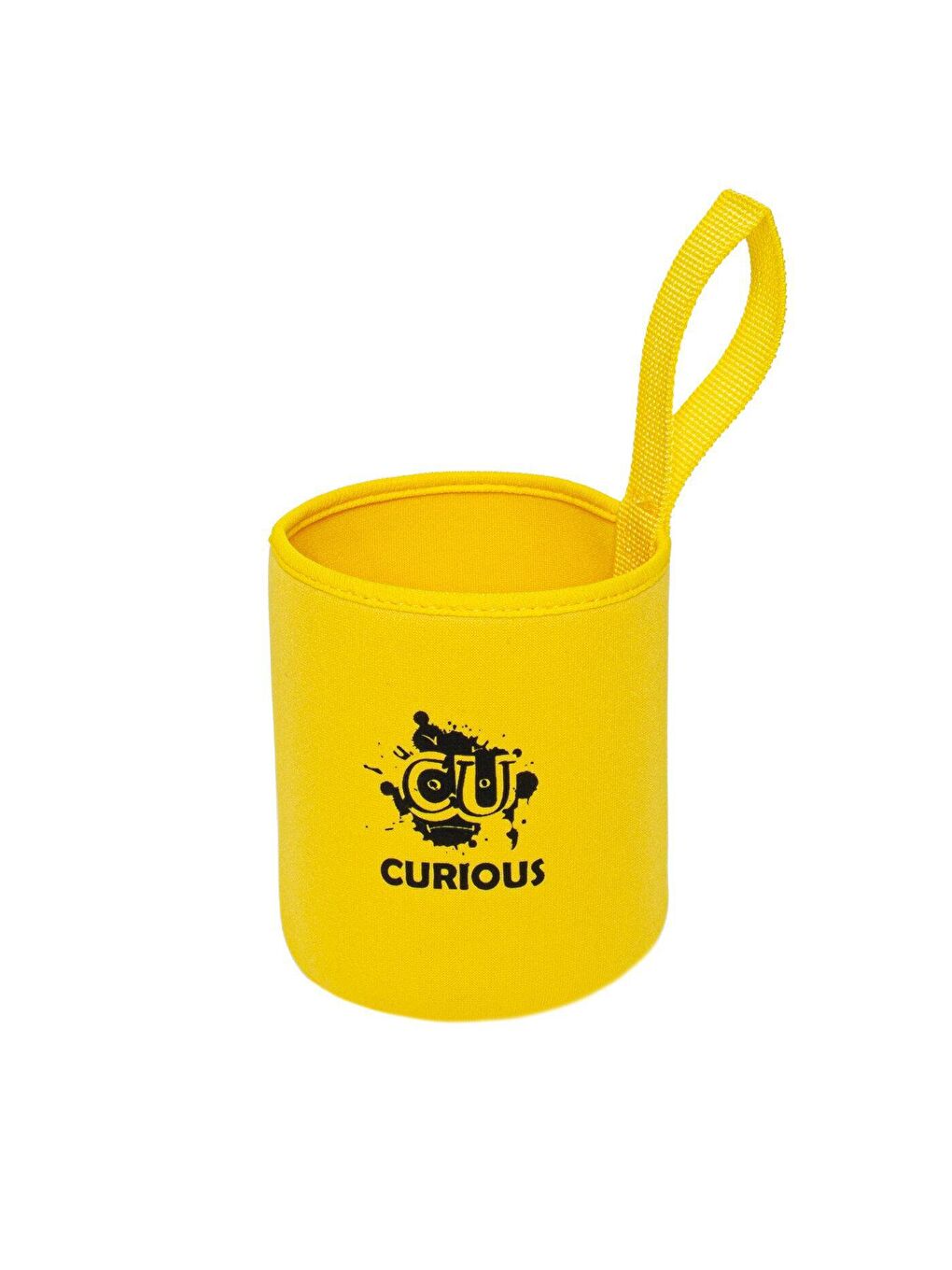 Biggdesign Sarı Moods Up Curious Neopren Kılıflı Cam Matara 600 Ml - 4