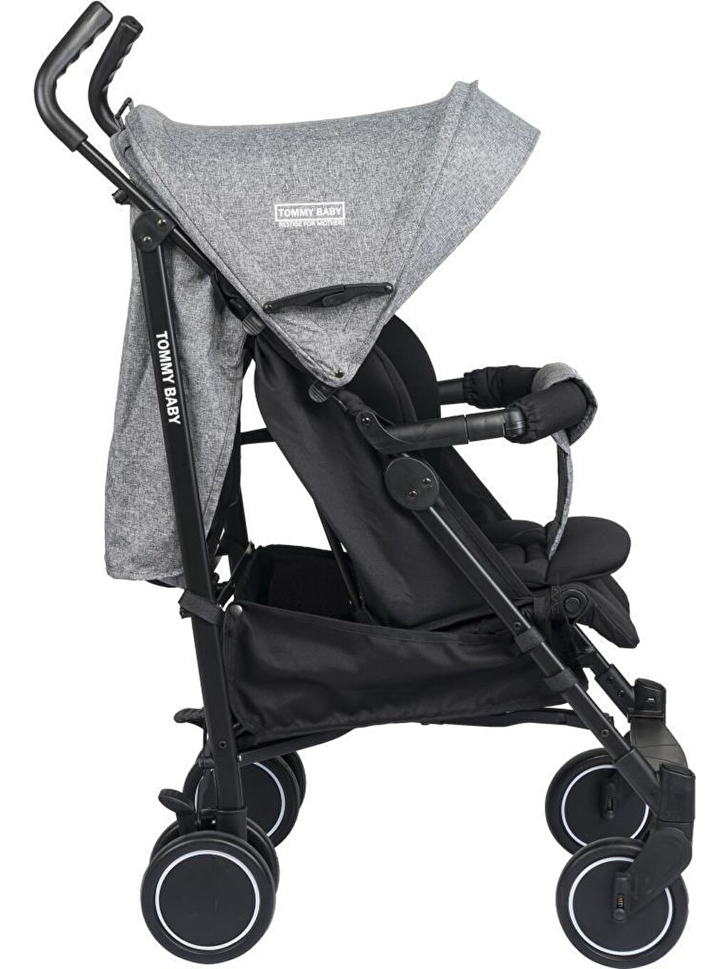 Luppo Black Tam Yatar Baston Bebek Arabası Puset-1