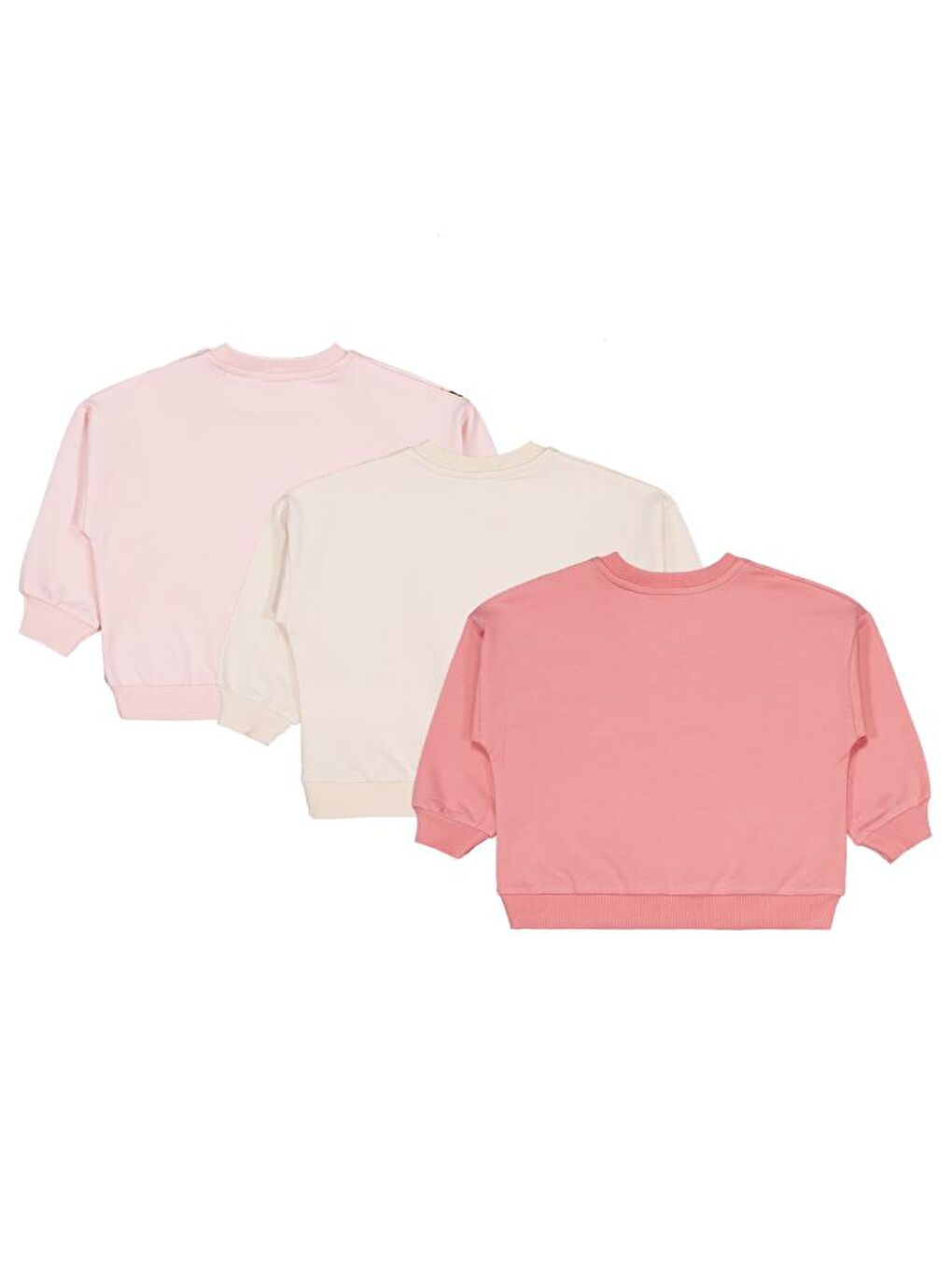 Beyaz Baby Ayıcık Baskılı 3'lü Set 6-18 Ay Sweatshirt-3