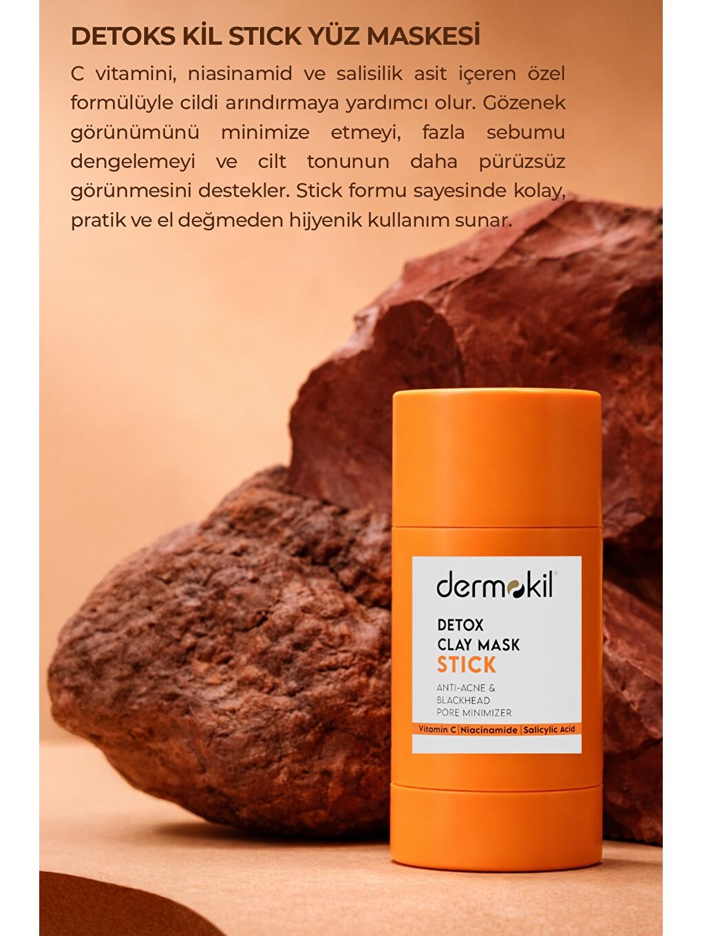 Detoks Kil Stick Yüz Maskesi 30 g-2