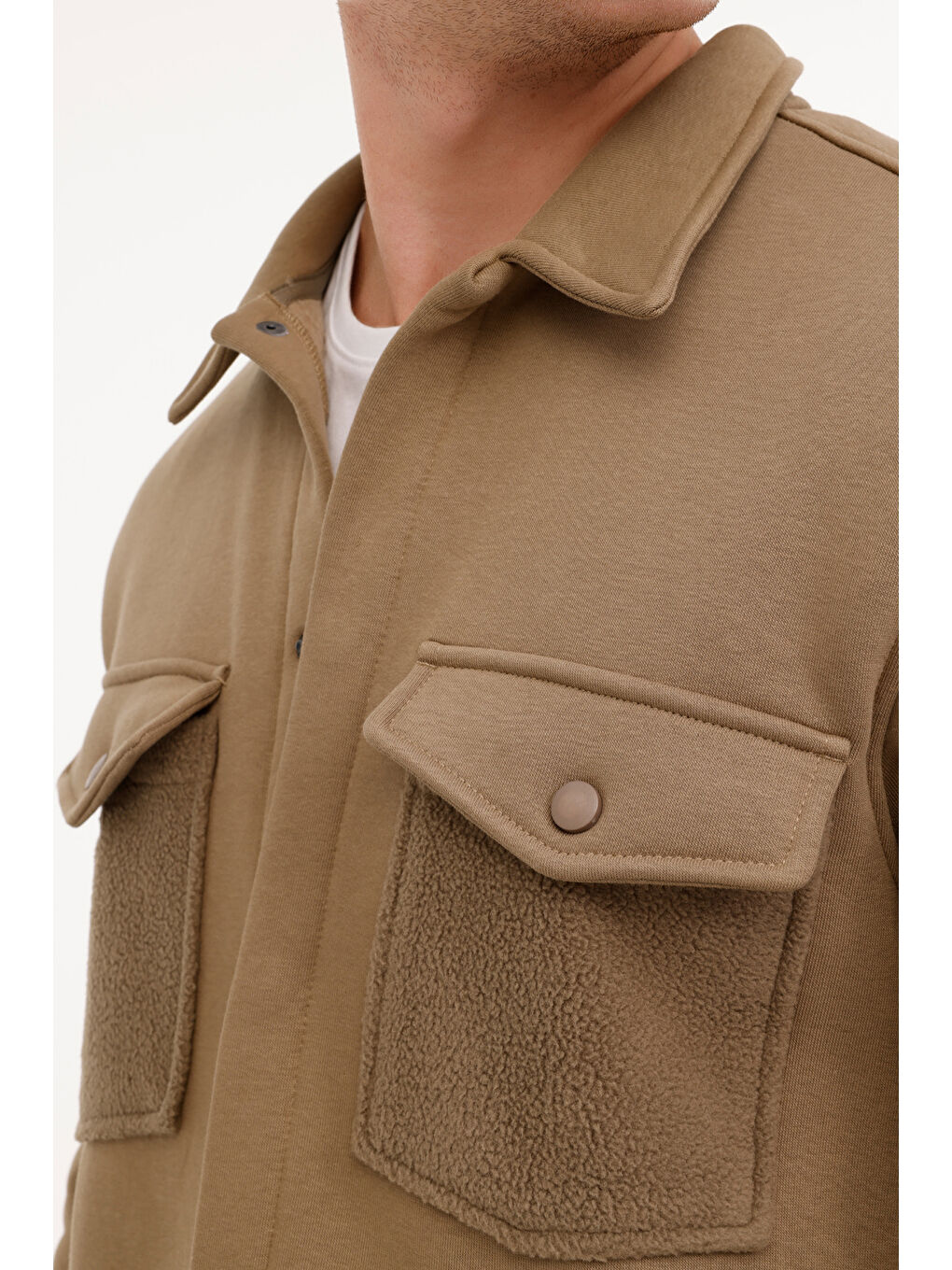 M-LENZING JACKET 4PR Haki Erkek Ceket-3