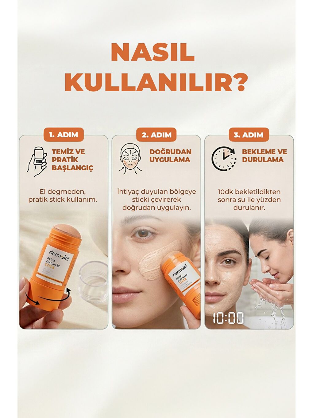 Detoks Kil Stick Yüz Maskesi 30 g-3
