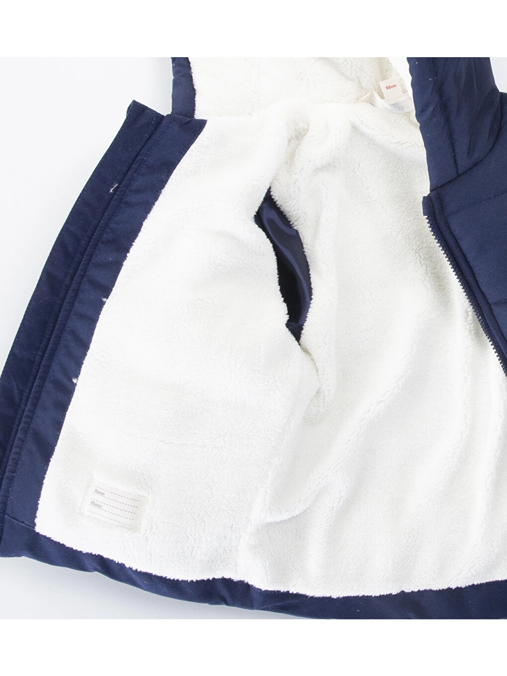 Lacivert Ayı İşlemeli Erkek Mont 51429-2