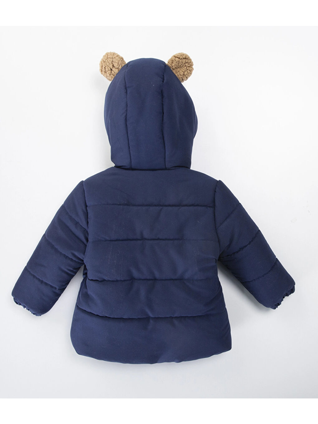 Lacivert Ayı İşlemeli Erkek Mont 51429-3