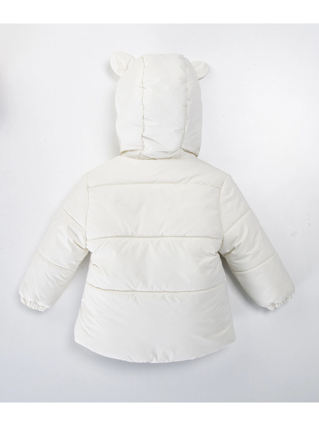 Beyaz Hayvanlar İşlemeli Erkek Mont 51420-3