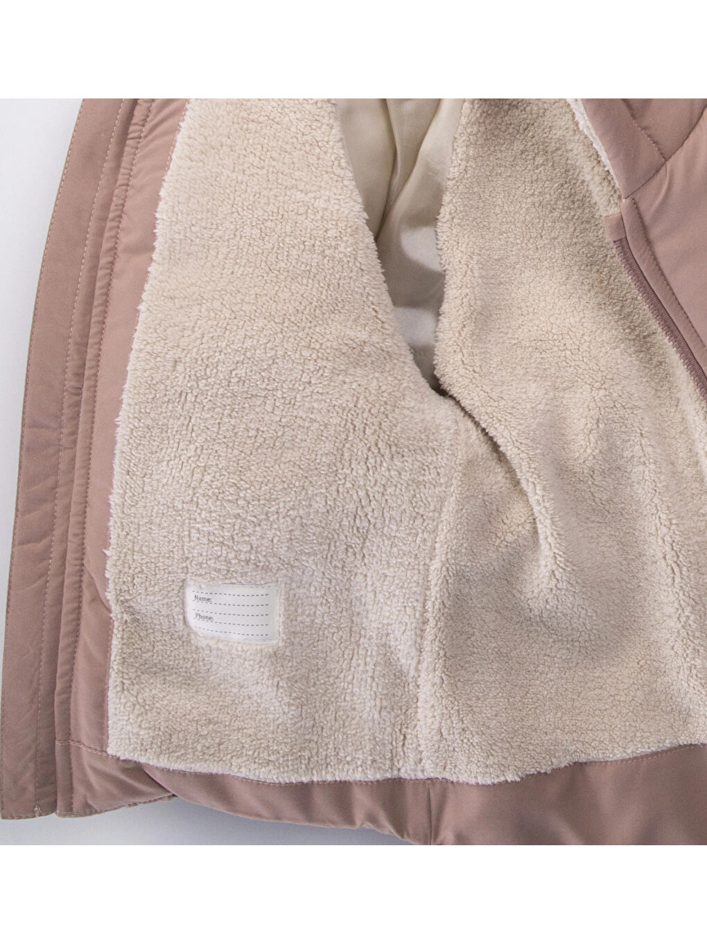 Pembe Tavşan Kulaklı Kız Mont 50327-1