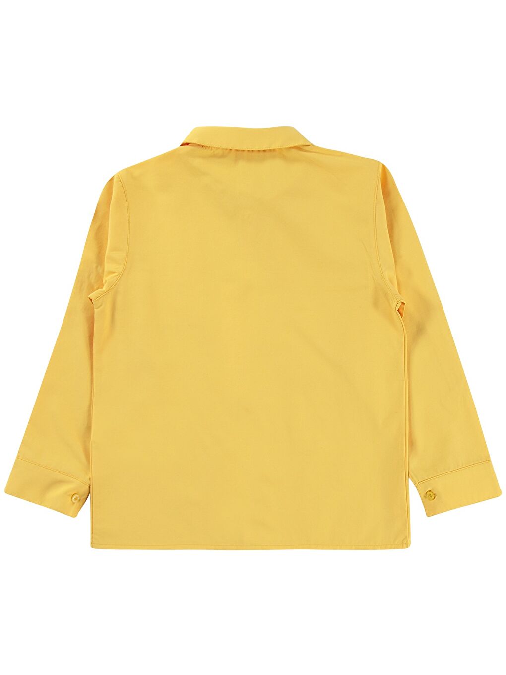 Sarı Boys Sailin Baskılı Tişörtlü 6-9 Yaş Gömlek - Hardal 8-9 Yaş-1