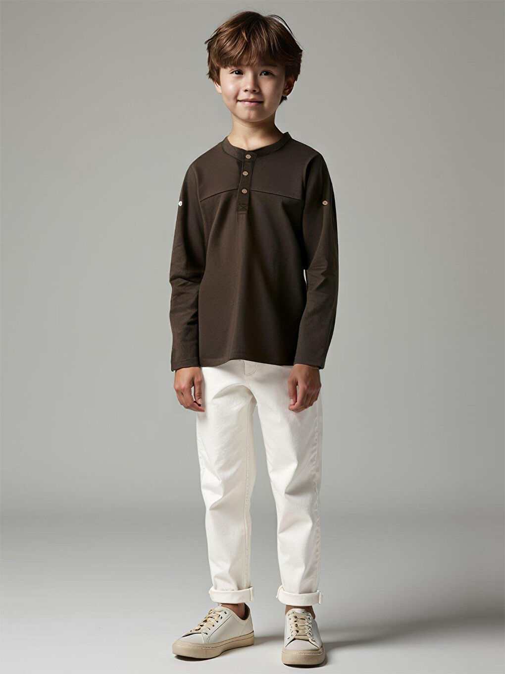 Ado Ekru Erkek Çocuk Pantolon