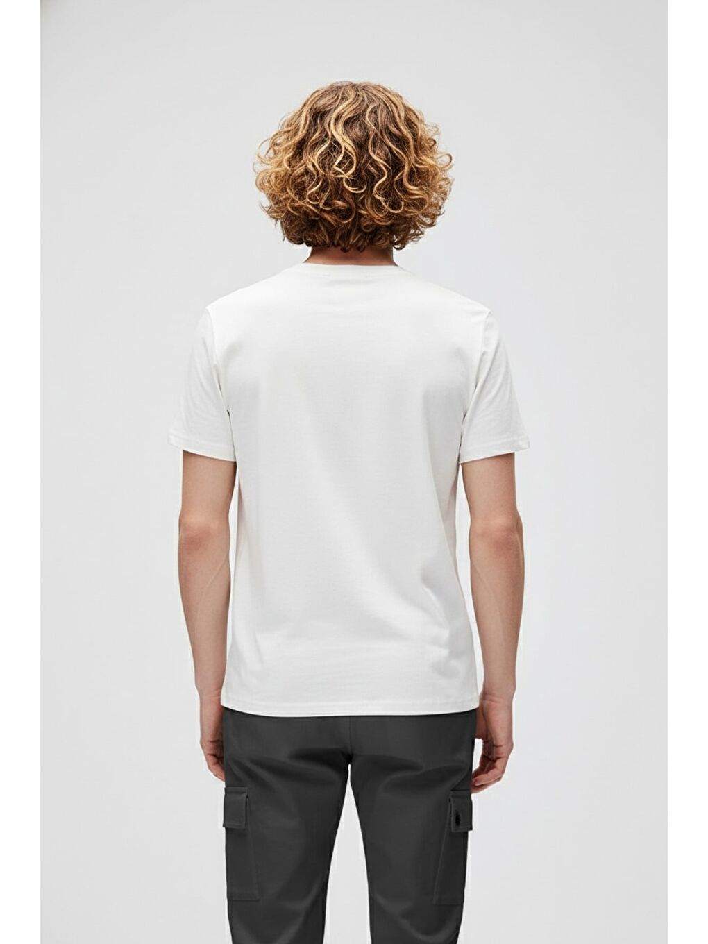 Collective Beyaz Erkek Baskılı Tişört-2