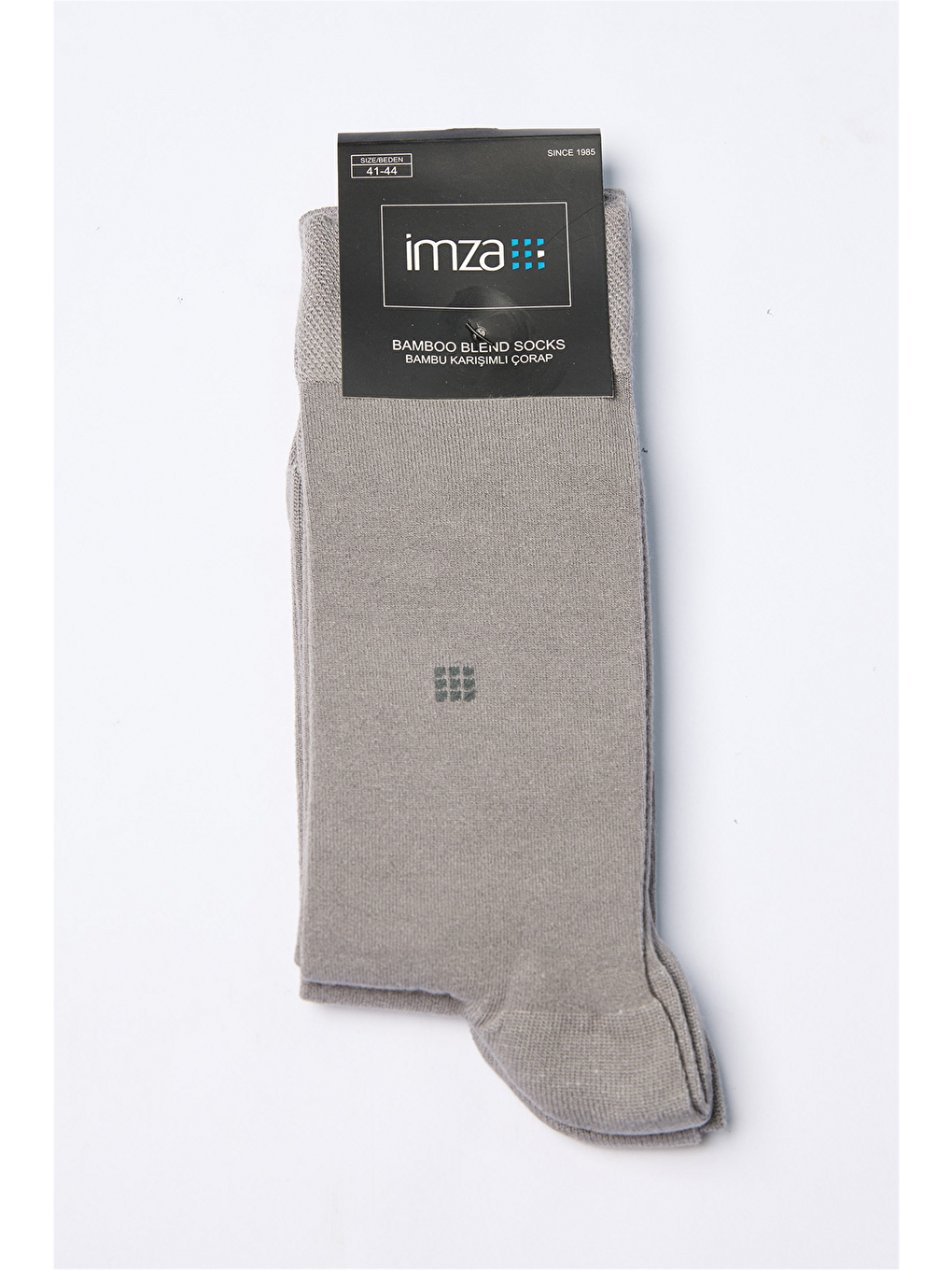 Gri Düz Bambu Soket Çorap 1060260150