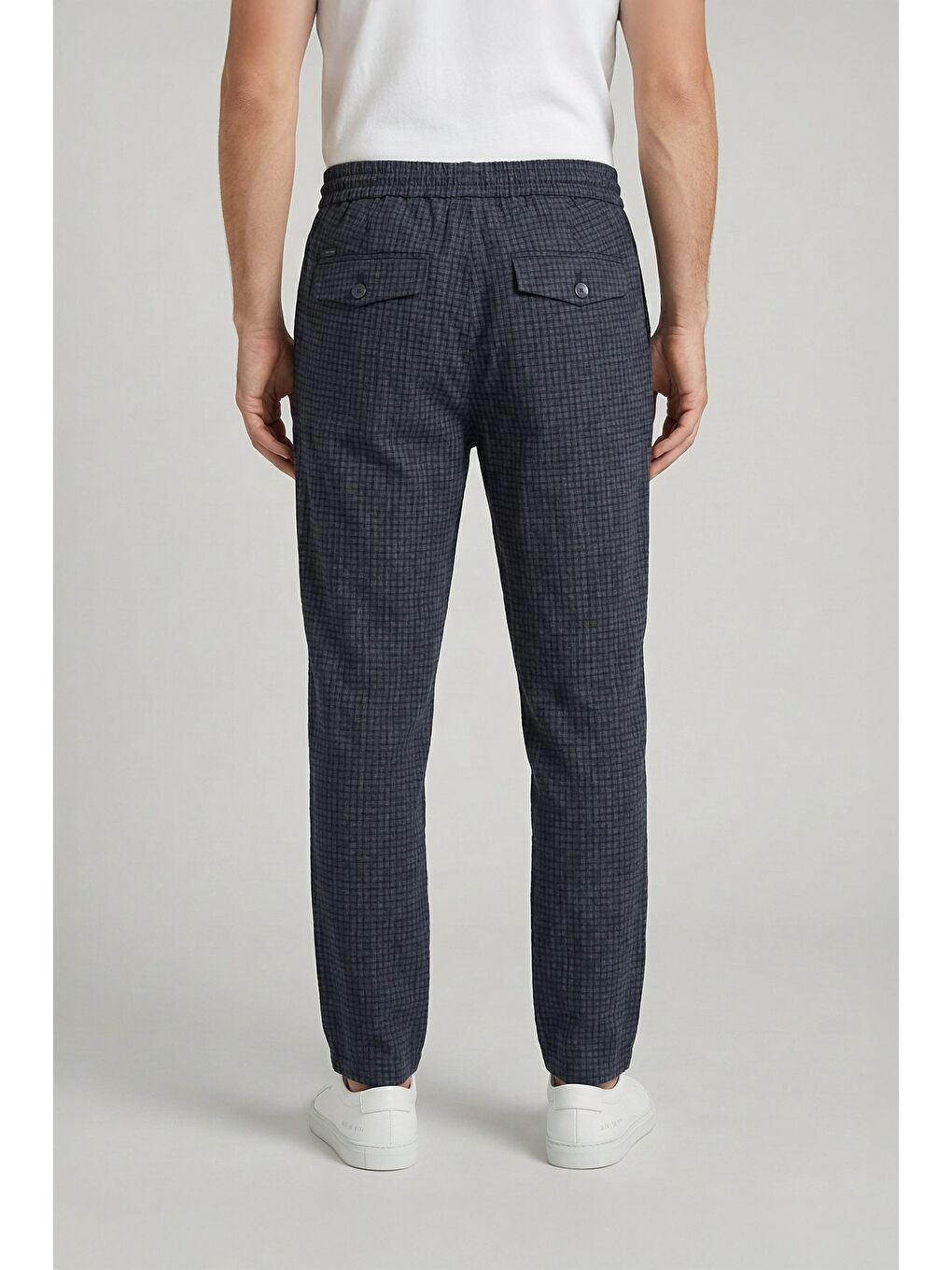 Giotelli Erkek Yün Klasik Siyah Günlük Pantolon-3