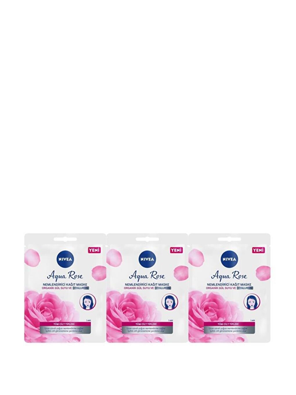 Aqua Rose Ne mlendirici Kağıt Maske X 3