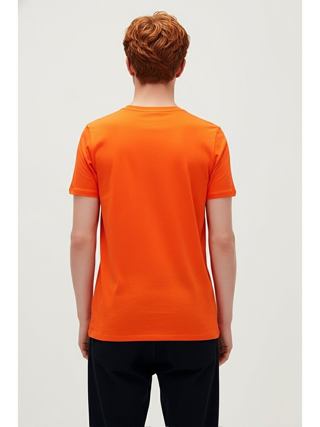 Everyday Urban Turuncu Erkek Baskılı Tişört-2