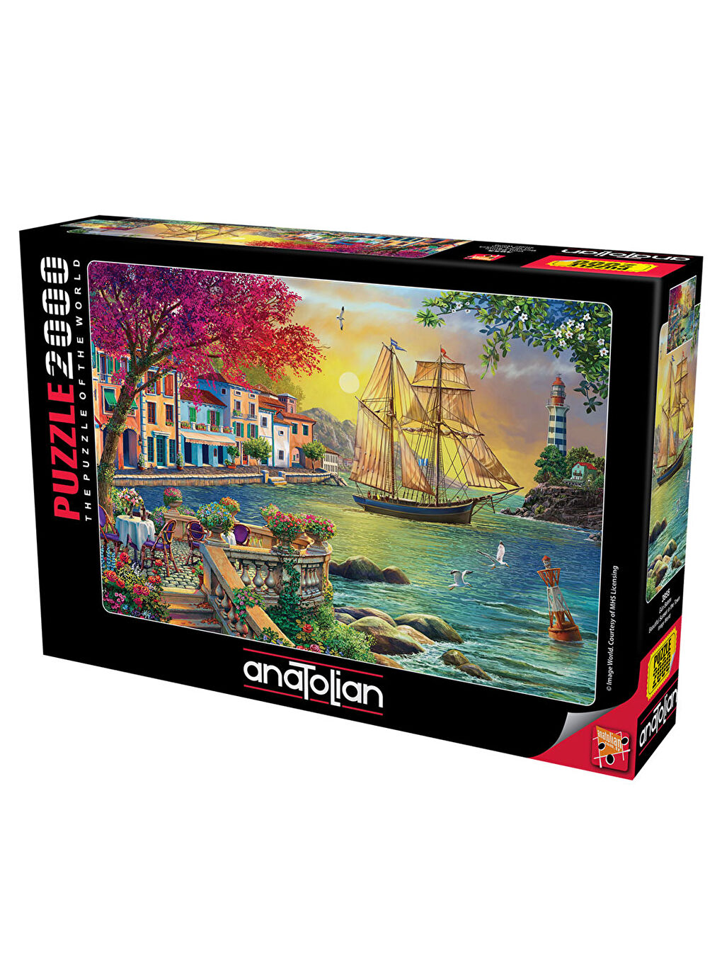 Anatolian Renksiz Puzzle 2000 Parça Günbatımı 3955