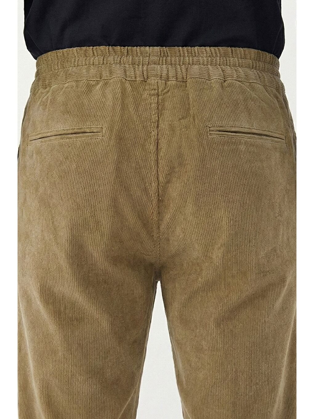 Giotelli Bej Dokuma Kumaş Normal Bel Standart Boy Erkek Pantolon-3