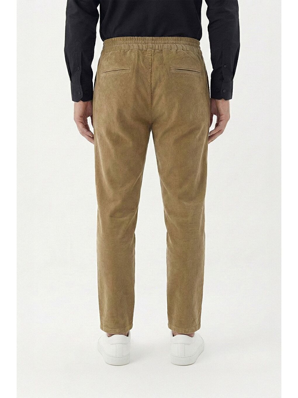 Giotelli Bej Dokuma Kumaş Normal Bel Standart Boy Erkek Pantolon-4