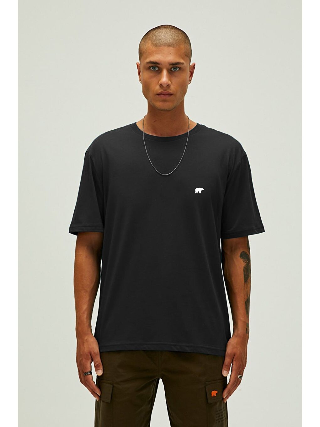 Fresh Siyah Erkek Baskılı Tişört