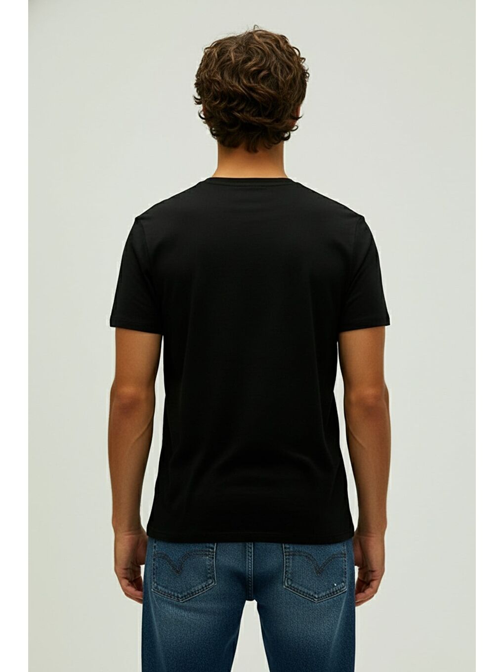 Nature Band Siyah Erkek Baskılı Tişört-2