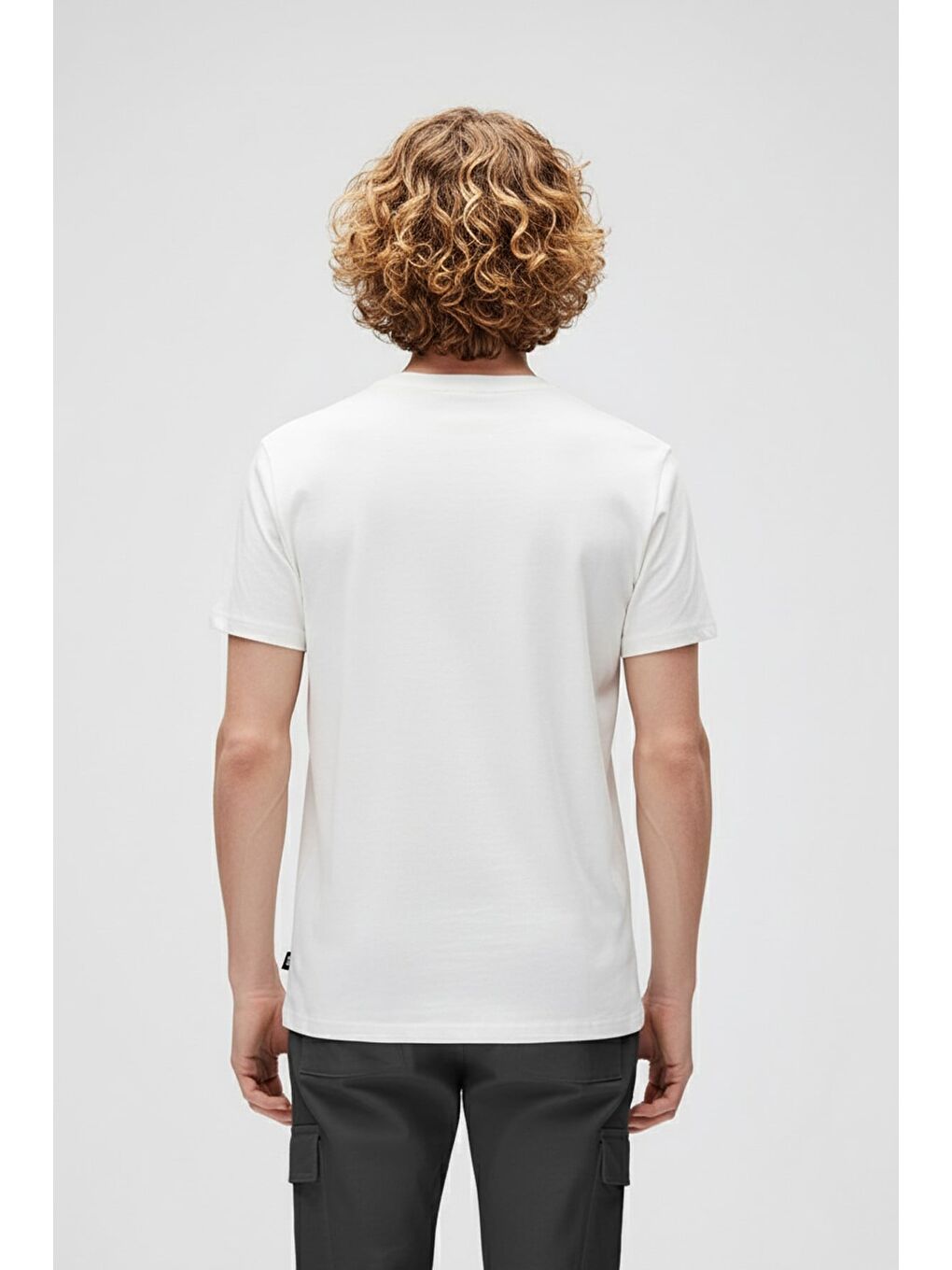 Nature Band Beyaz Erkek Baskılı Tişört-2