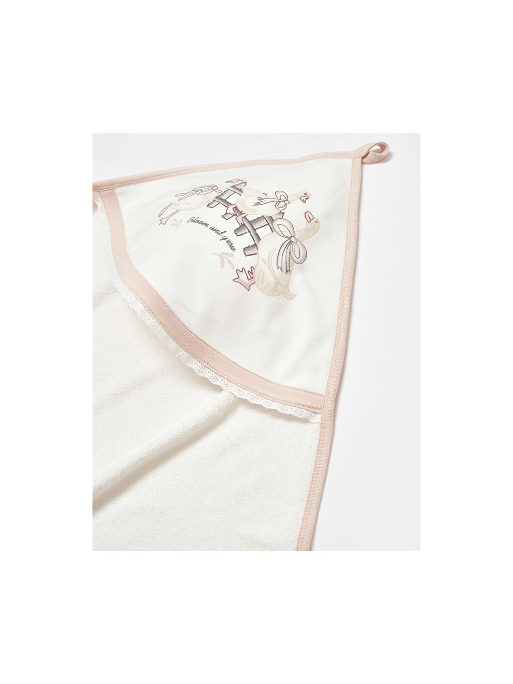 Ekru Twinn Duck Silgi Bebek Havlusu 75x75 Cm-2