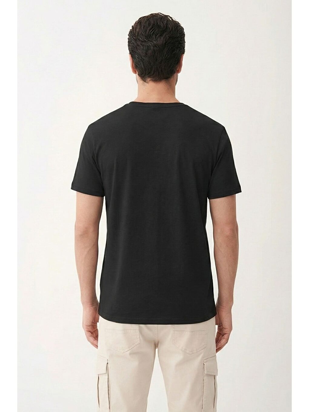 Pulse Siyah Erkek Baskılı Tişört-2