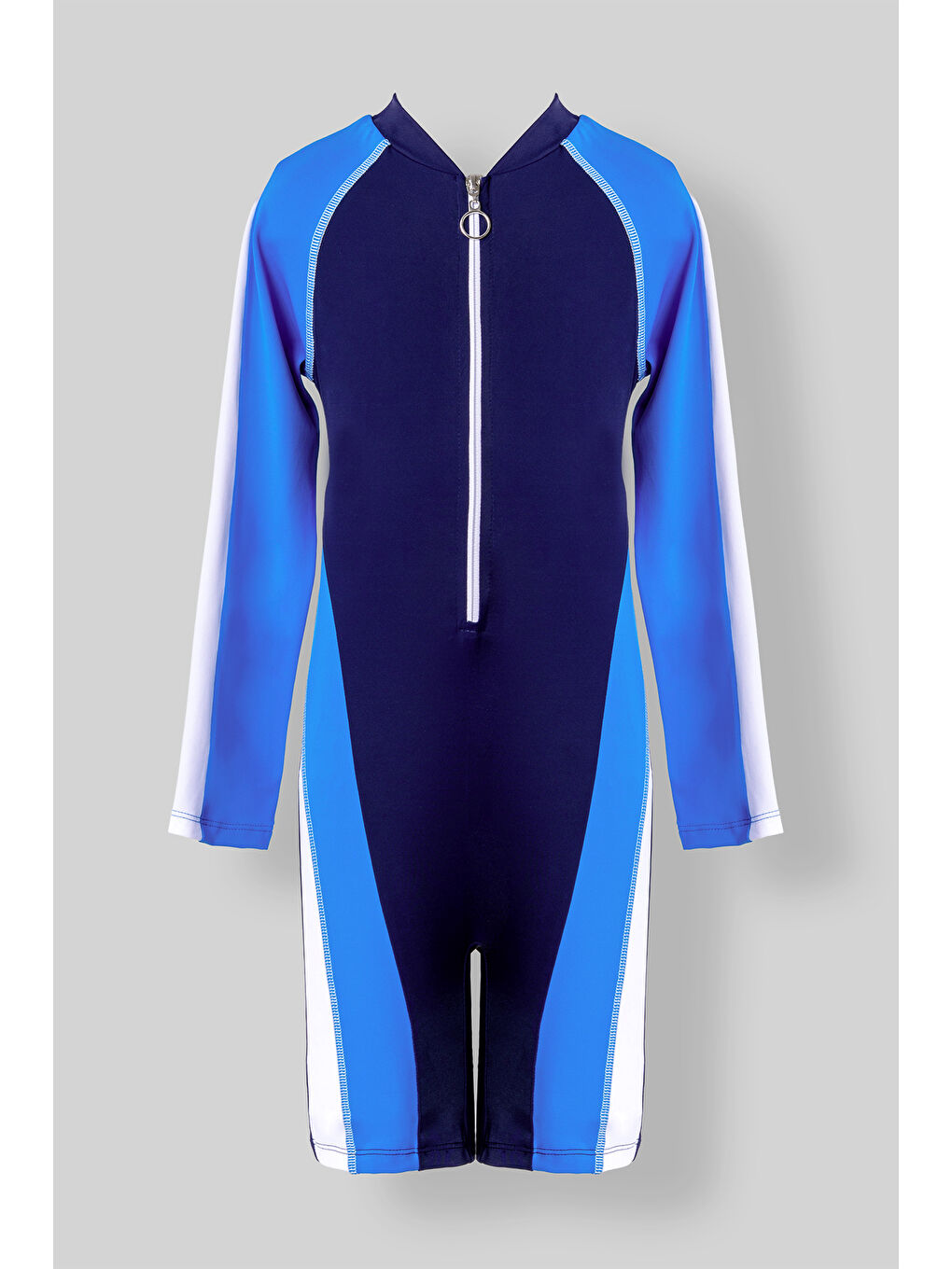 Mavi UV Korumalı Uzun Kollu Çocuk Tulum 5276 Koyu Lacivert01