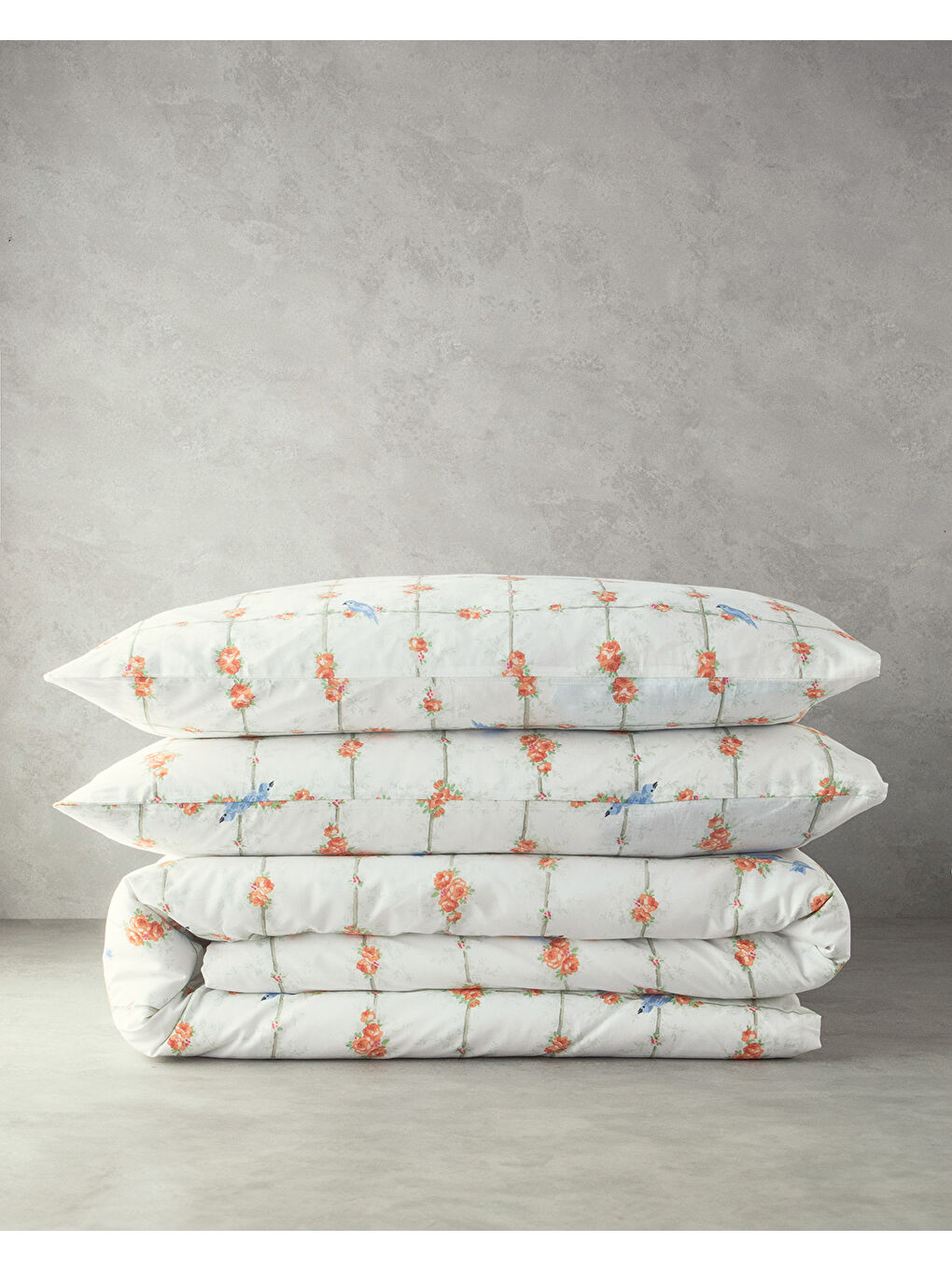 Mystery Birds Pamuklu Ranforce Çift Kişilik Nevresim Seti 200x220 cm Yeşil-4