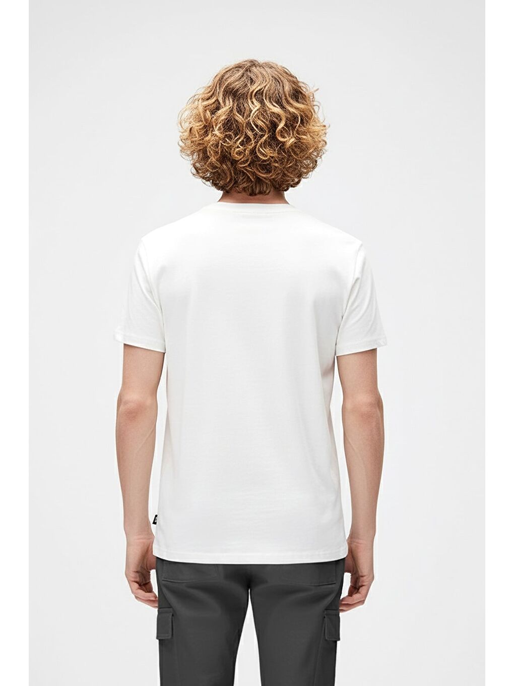 Retro Colors Beyaz Erkek Baskılı Tişört-2