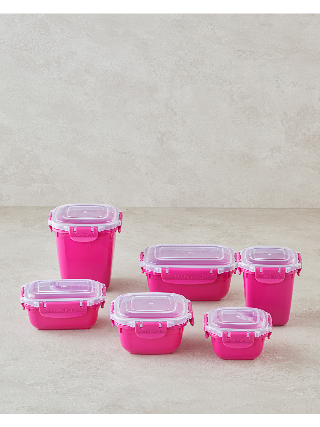 Master Lock Plastik Saklama Kabı Pembe-3