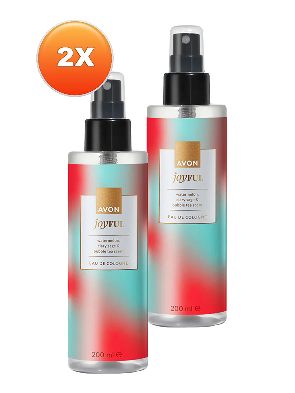 AVON Joyful Kolonya Edc 200 Ml. İkili Set - 1