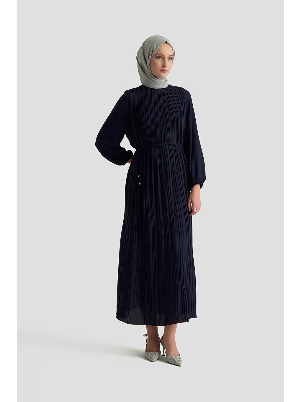 Elbise Ortd9435-1 Lacivert
