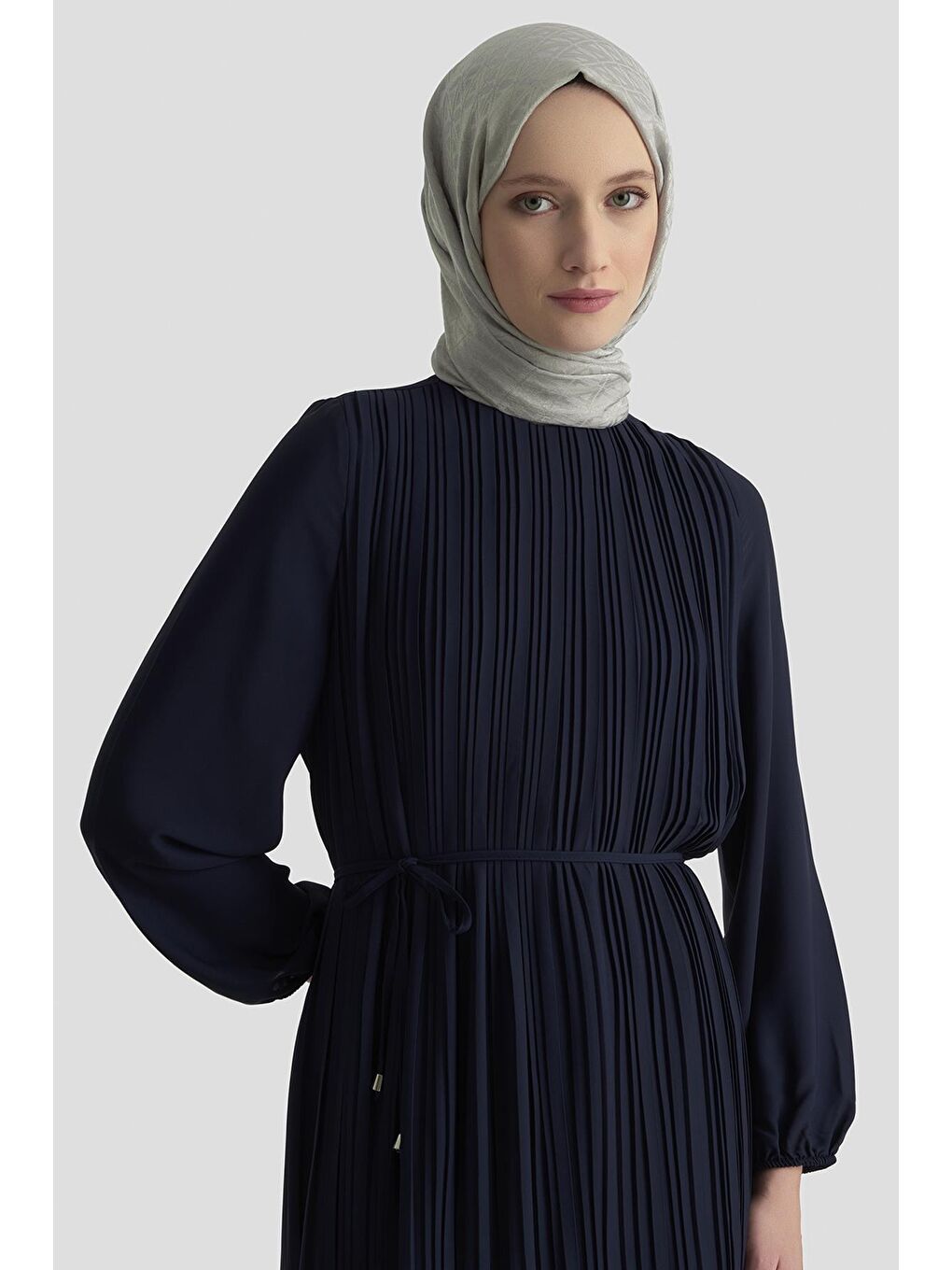 Elbise Ortd9435-1 Lacivert-1