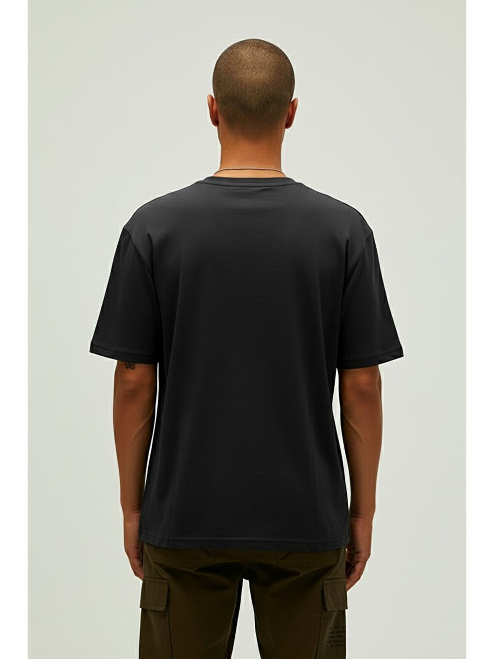 Beyond Siyah Erkek Baskılı Tişört-2